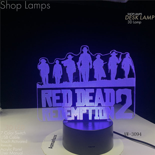 RDR2 3D Lamp