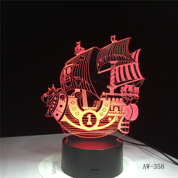 Thousand Sunny 3D Lamp