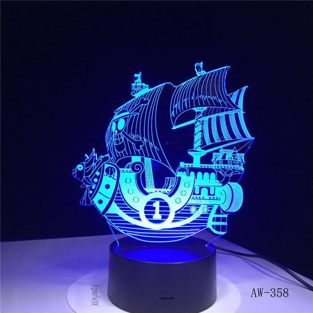 Thousand Sunny 3D Lamp