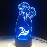 The Little Mermaid 3D Lamp