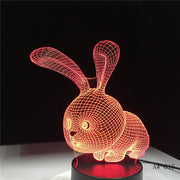 Rabbit 3D Lamp