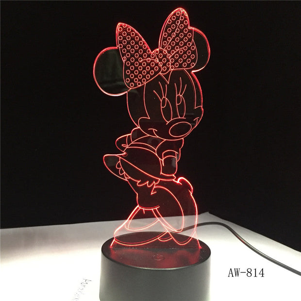 Minnie 3D Lamp
