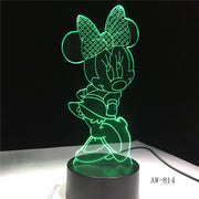 Minnie 3D Lamp