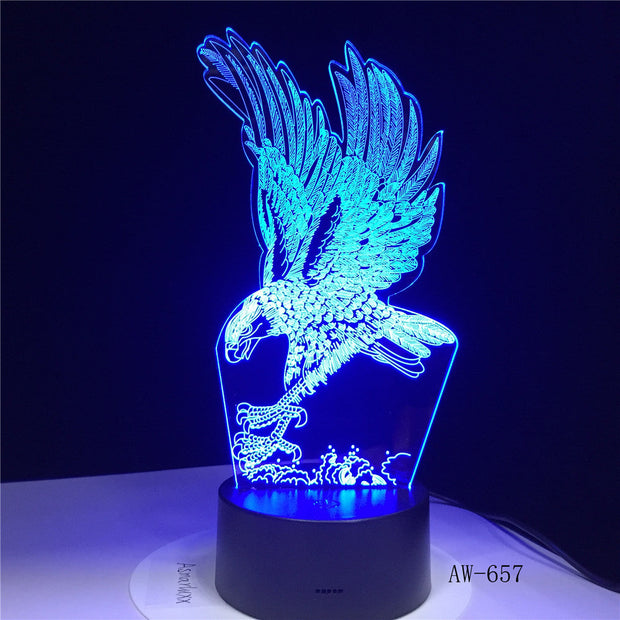 Eagle 3D Lamp
