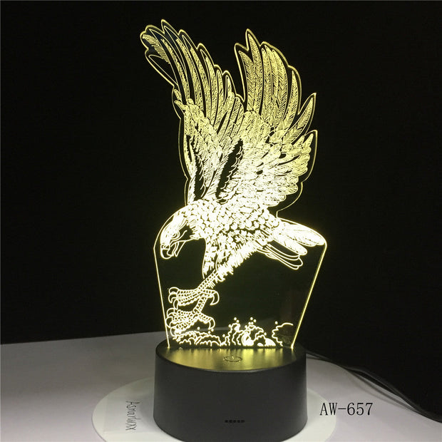 Eagle 3D Lamp