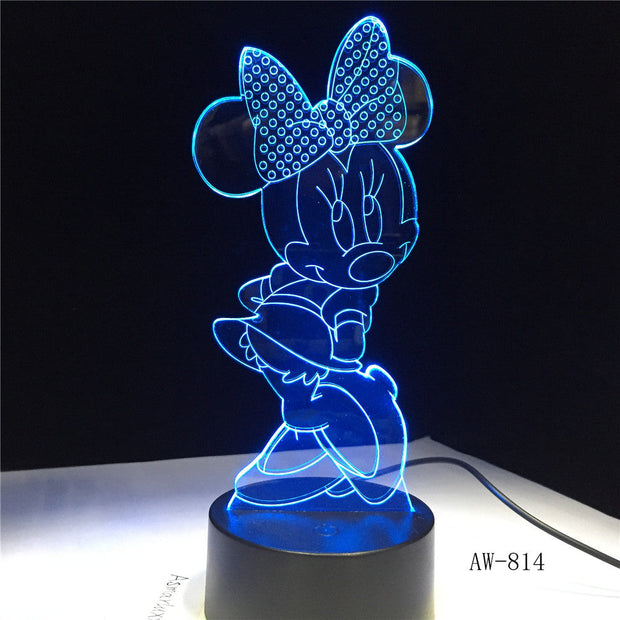 Minnie 3D Lamp