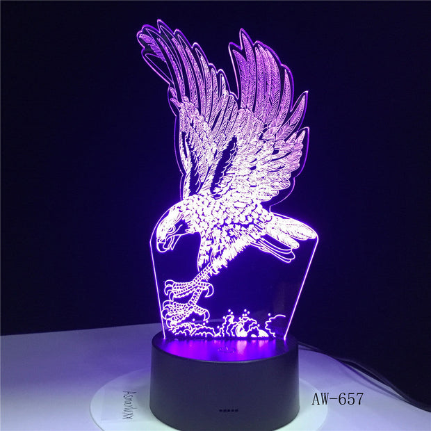 Eagle 3D Lamp