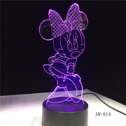 Minnie 3D Lamp