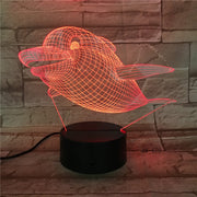 Dolphin 3D Lamp