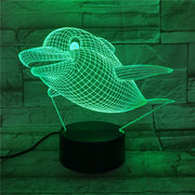 Dolphin 3D Lamp