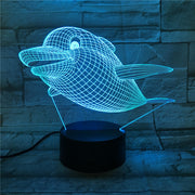Dolphin 3D Lamp