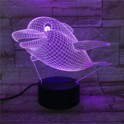 Dolphin 3D Lamp