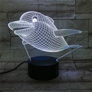 Dolphin 3D Lamp