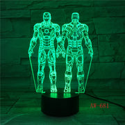 Ironman 3D Led Lamp