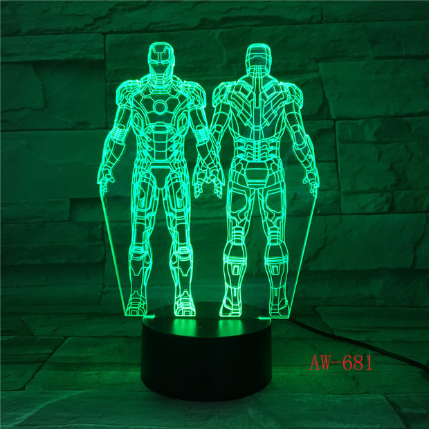 Ironman 3D Led Lamp