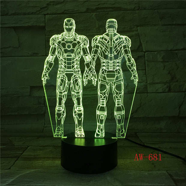 Ironman 3D Led Lamp