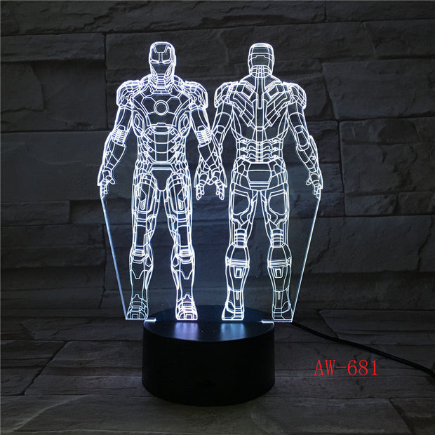 Ironman 3D Led Lamp