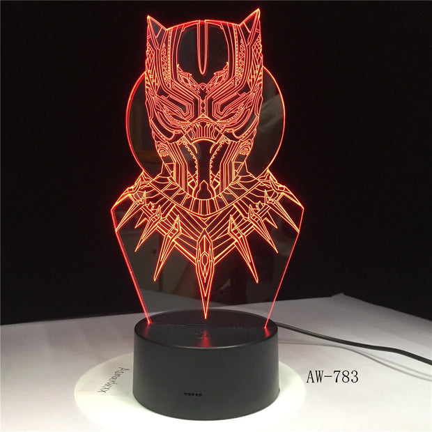 Black Panther 3D Lamp