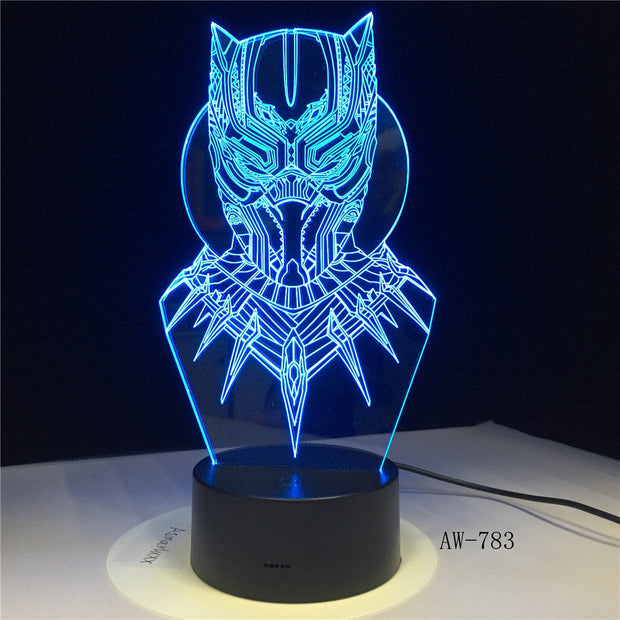 Black Panther 3D Lamp