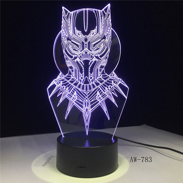 Black Panther 3D Lamp