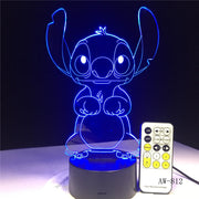 Stitch 3D Lamp