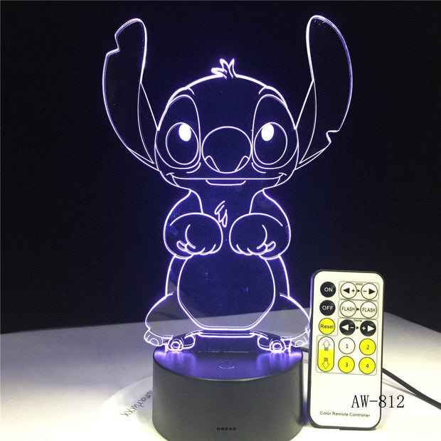 Stitch 3D Lamp