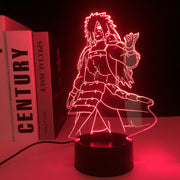 Anime Figure Madara 3D LED 7 Colors Changing Table Lamp Cartoon Night Lights for Children Room Decor Birthday Gift Night Light