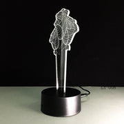 Roses 3D Lamp
