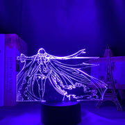 Acrylic Led Night Light Lamp Anime Akame Ga Kill for Bedroom Deco Light Manga Birthday Gift Akame Ga Kill Anime 3d Light Esdeath