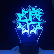 3D Night Light The Seven Deadly Sins Dragon's Sin of Wrath Home Bedroom Table Decoration for Children's Festival Birthday Gifts 7 Color Changes LED Lamp