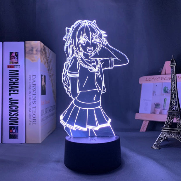 Fate Apocrypha Astolfo Led Night Light for Bedroom Deco Gift Nightlight Anime Waifu Table 3d Lamp Astolfo Fate Apocrypha