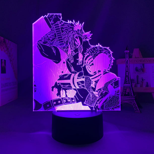 Kimetsu No Yaiba LED Night Light for Childrens gifts Bedroom Decoration  Demon Slayer Kyojuro Rengoku 3D Neon Lights