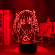 Kakegurui Compulsive Gambler Kirari Momobami Led Night Light for Bedroom Decor Nightlight Birthday Gift Anime 3d Lamp Kakegurui