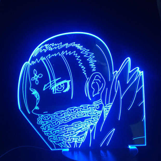 Anime Hunter X Hunter Kulolo Acrylic 3d Lamp for Bedroom Decor Nightlight Birthday Decor Colorful Novelty Lighting Dropshipping