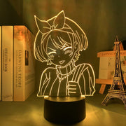 3d Lamp Anime Rent A Girlfriend Sarashina Ruka Night Light for Kids Bedroom Decor Birthday Gift Manga Kanojo Okarishimasu Lamp