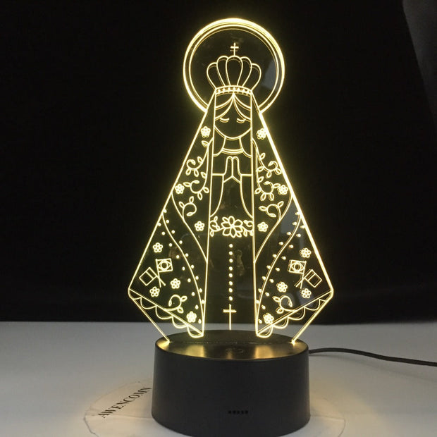 Cartoon Empress Queen Princess Figure Led Battery Powered Nightlight for Child Bedroom Decor 3d Lamp Remote 16 Colors Dropship