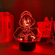 3D LED Lamp Anime Figure High Rise Invasion The Maid Mask Bedroom Desk Decoration Small Night Light for Children's Festival Birthday Gifts