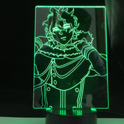 Yuno Light for Kids Child Bedroom Decor Night Light Birthday Gift Manga Gadget Black Clover Lamp 3d Lamp Anime Black Clover