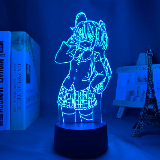 Rikka Takanashi Led Night Light for Bedroom Decor Nightlight Birthday Gift Anime 3d Lamp Rikka Love Chunibyo Other Delusions