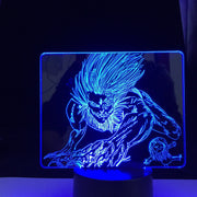 Attack on Titan The Jaw Titan for Bedroom Decor Light Kids Birthday Gift Manga Anime 3d Led Light Night Lamp Dropshipping Best