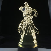 Danganronpa 2 Gundham Tanaka Night Light Projector Touch Sensor Lamp Table Bluetooth Control Kids Gift 3D LED Nightlight Game