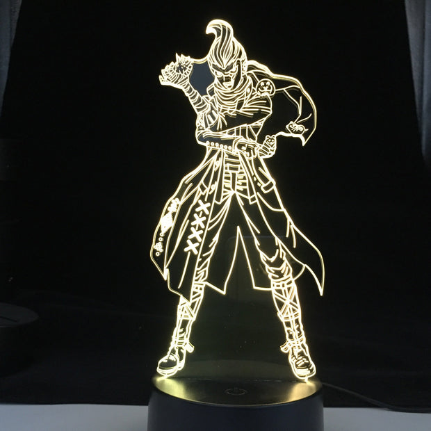 Danganronpa 2 Gundham Tanaka Night Light Projector Touch Sensor Lamp Table Bluetooth Control Kids Gift 3D LED Nightlight Game