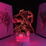 Attack on Titan Anime Figure LED Light Scout Regiment for Child Birthday Gift Kid Bedroom Decoration Manga 3D Table Lamp