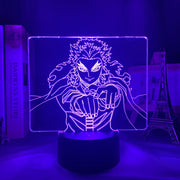 Anime Figure 3D Night Lamp Demon Slayer Kyojuro Rengoku Home Decor Children's Festival Birthday gifts USB link Charging