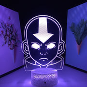 3D LED Light Anime Avatar The Last Airbender Coloful Small Night Light Room Decoration With Remote Control Color Change