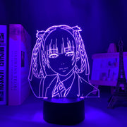 Kakegurui Compulsive Gambler Kirari Momobami Led Night Light for Bedroom Decor Nightlight Birthday Gift Anime 3d Lamp Kakegurui