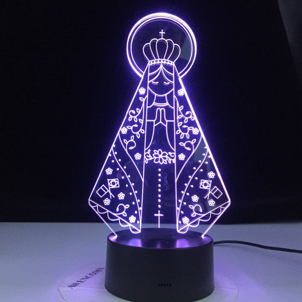 Cartoon Empress Queen Princess Figure Led Battery Powered Nightlight for Child Bedroom Decor 3d Lamp Remote 16 Colors Dropship