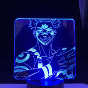 Anime Jujutsu Kaisen Ryomen Sukuna 3D Lamp Yuji Itadori Led Night Light for Birthday Gift Lamp Nightlight DropShipping Room Deco