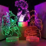 My Hero Academia LED Night Light Figure Series for Kids Gift Child Bedroom Decor Nightlight Color Changing Manga 3D Desk Lamp