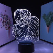 Anime Elfen Lied Lucy Nyu Figure Desk Lamp Acrylic LED Home Room Decoration Birthday Gift 7 Colors